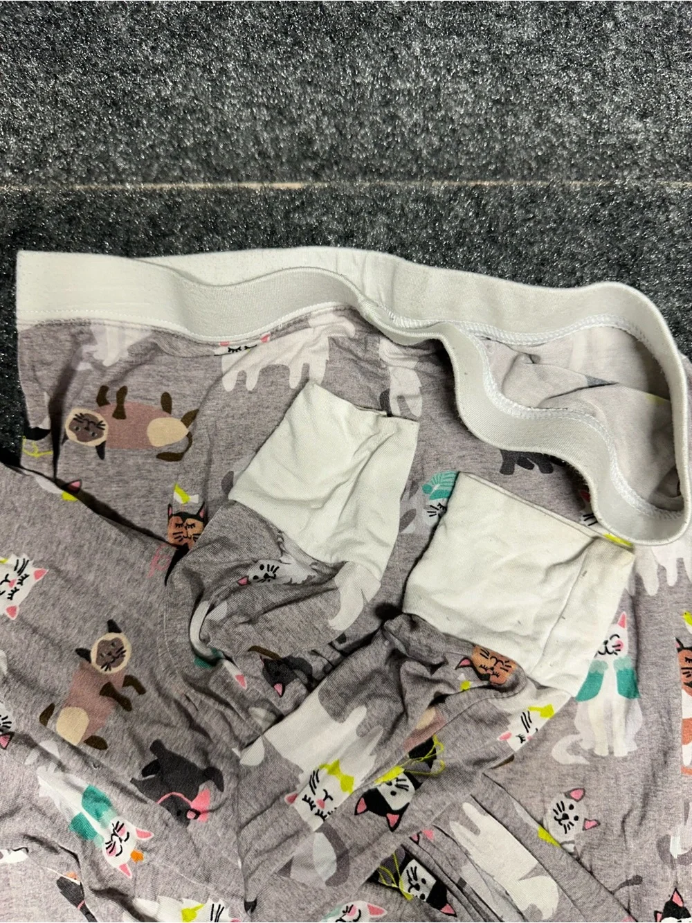 Little Sleepies Cat Pajamas Bamboo Kids 12 14 Whimsical Playful Kitten Cute